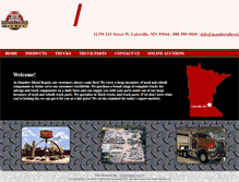 Tablet Screenshot of mandersdieselrepair.com